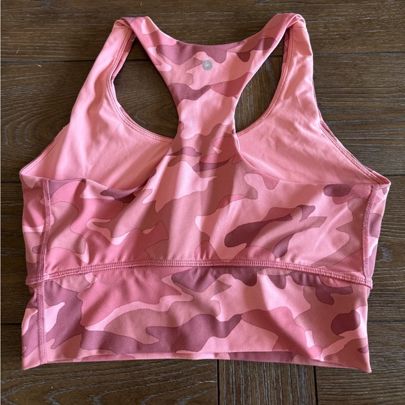 90 DEGREE Pink Camo Sports Bra - Picture 3 of 7